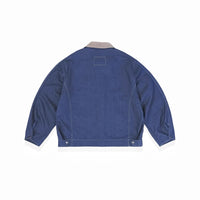 Denimyth Barn-Style Raw Denim Pocket Workwear Jacket