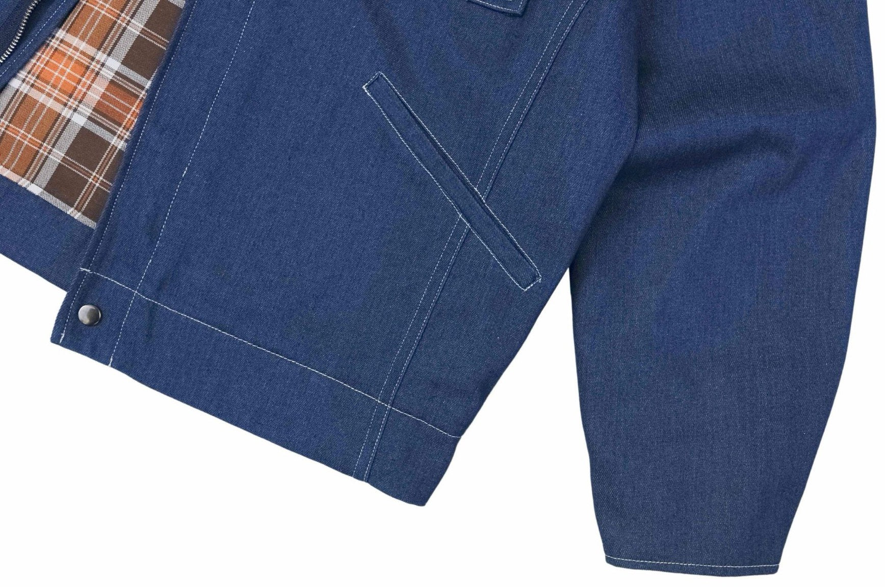 Denimyth Barn-Style Raw Denim Pocket Workwear Jacket