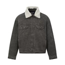 Denimyth Vintage-Style American Denim Jacket with Fleece Collar