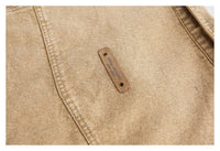 Denimyth Vintage Embroidered Distressed Workwear Western Cowboy Jacket