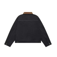 Denimyth Barn-Style Workwear Corduroy Collar Vintage Casual Denim Jacket