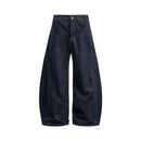 Denimyth American Vintage Casual Versatile Raw Denim Curved-Leg Jeans