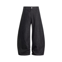 Denimyth American Vintage Casual Versatile Raw Denim Curved-Leg Jeans