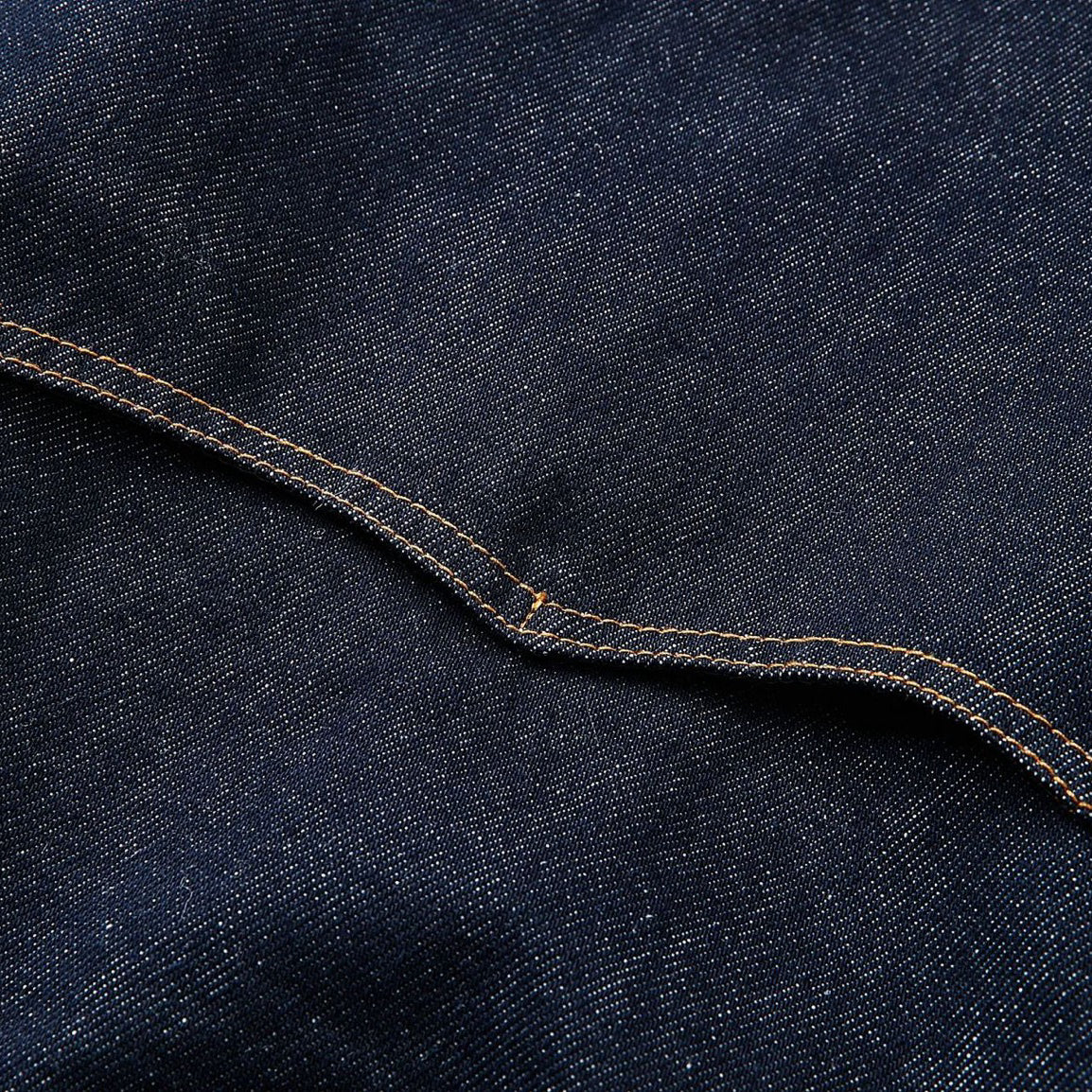 Denimyth Vintage American-Style Men's Raw Denim Zipper Harrington Jacket