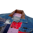 Bandana Mosaic Denim Jacket