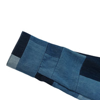 Brickwork Patchwork Denim Shirt
