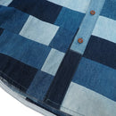 Brickwork Patchwork Denim Shirt