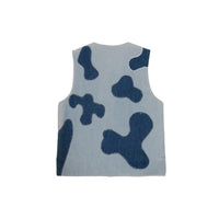 Denim Cloudform Patchwork Vest
