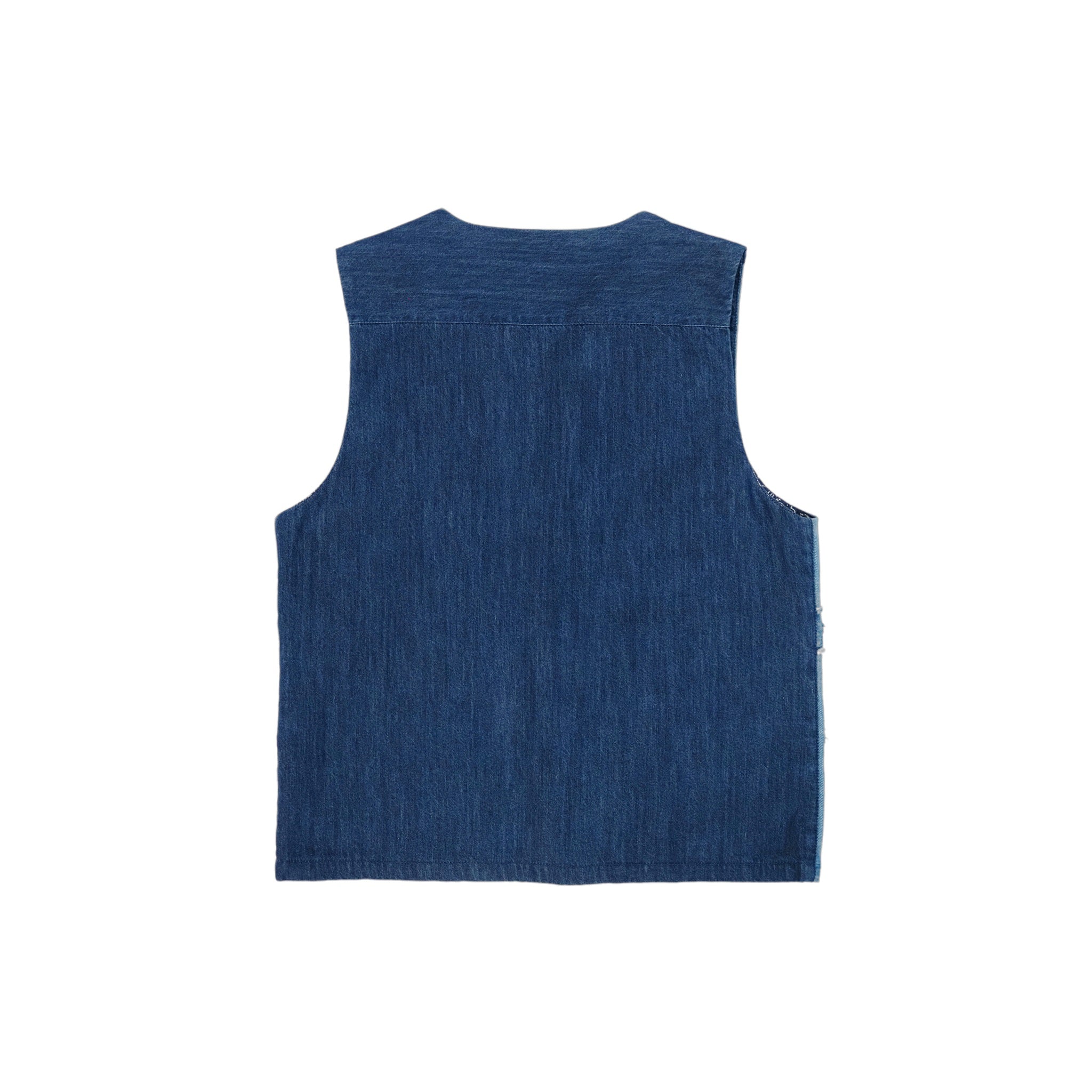 designer custom star denim vest