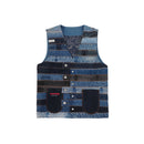 Unique Patchwork Denim Vest