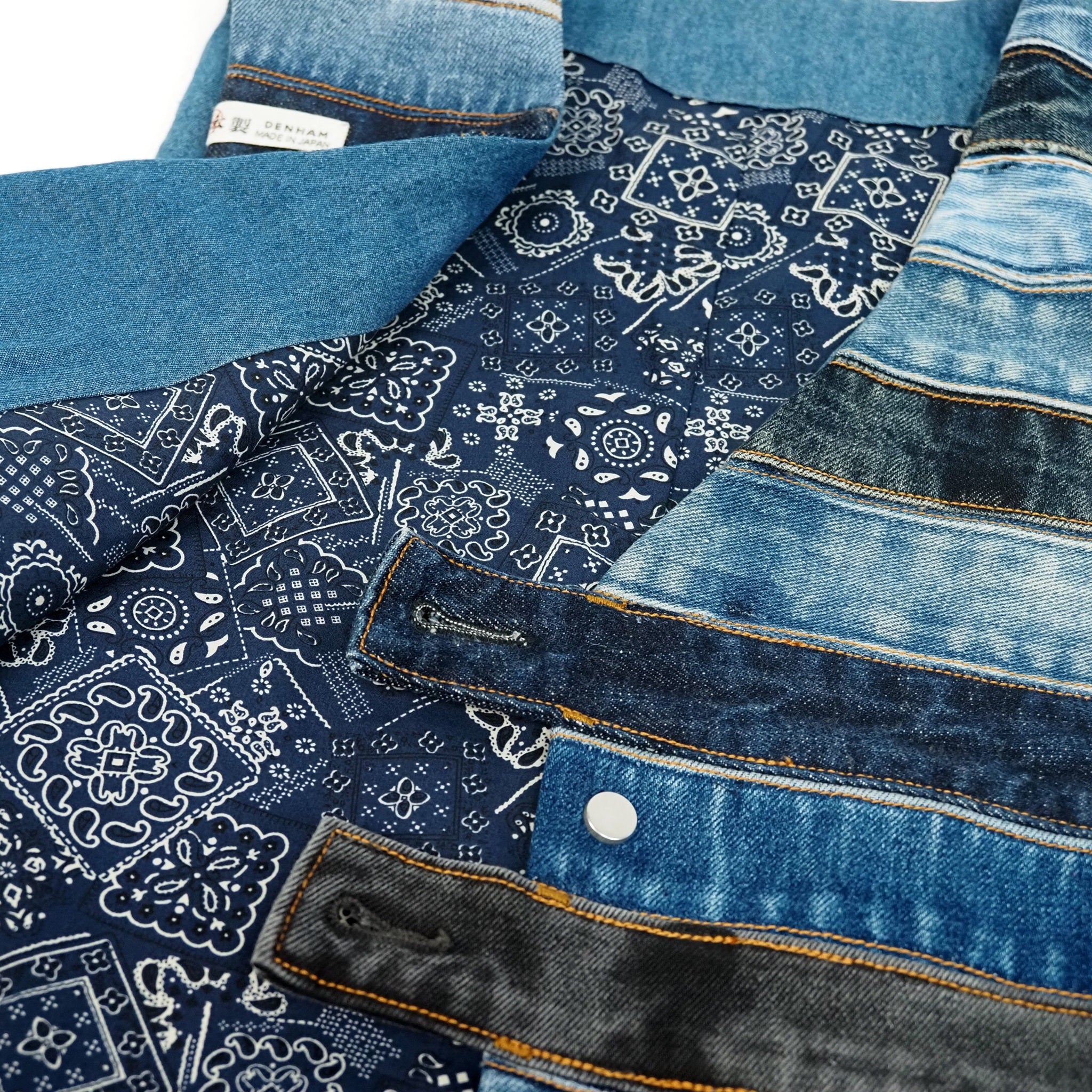 Unique Patchwork Denim Vest