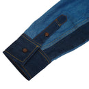 Geometric Patchwork Denim Shirt