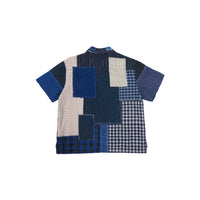 designer custom vintage blue shirt