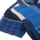 designer custom vintage blue shirt