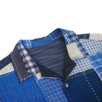 designer custom vintage blue shirt