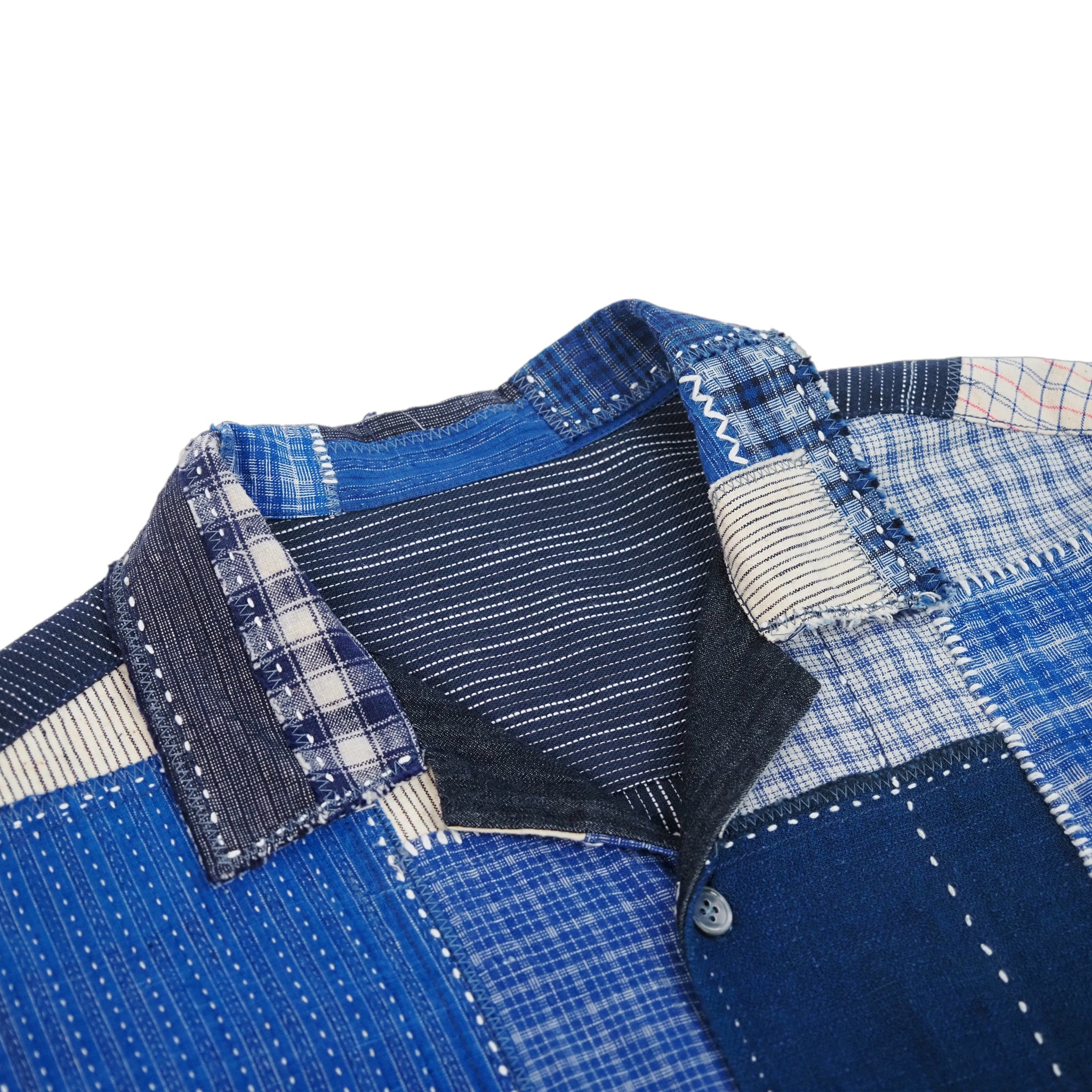 designer custom vintage blue shirt