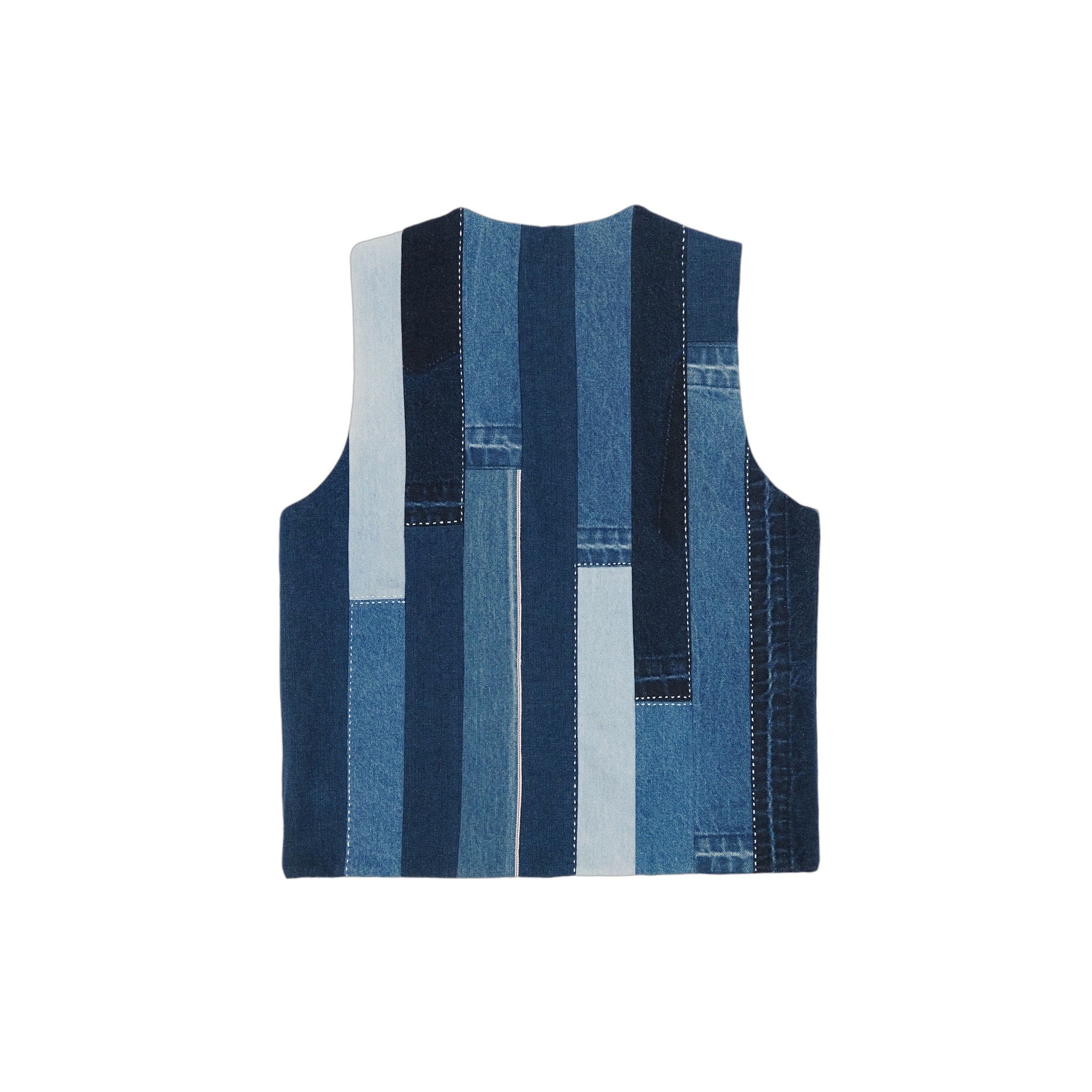 Indigo Stripes Vest