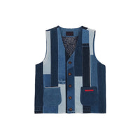 Indigo Stripes Vest