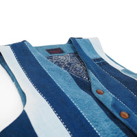 Indigo Stripes Vest