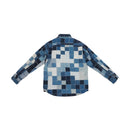 Pixel Patchwork Denim Shirt