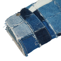 Pixel Patchwork Denim Shirt