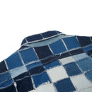 Pixel Patchwork Denim Shirt