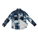 Pixel Patchwork Denim Shirt