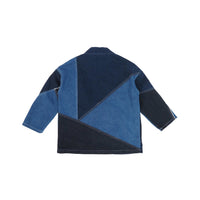 Sashiko Geometric Patchwork Kimono Jacket