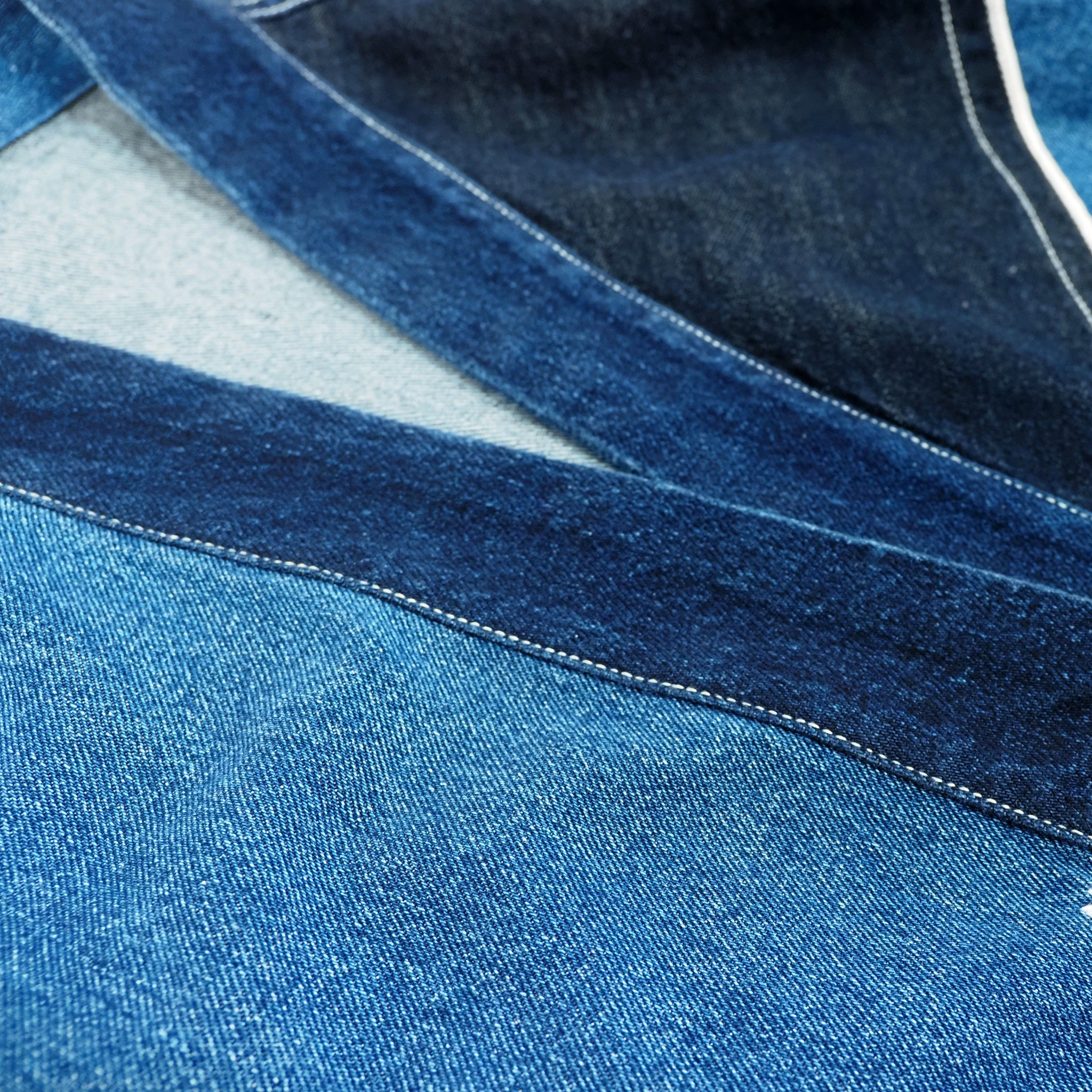 Sashiko Geometric Patchwork Kimono Jacket