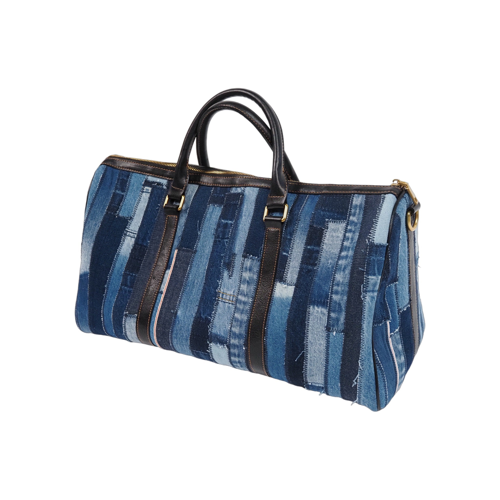 Denim Strata Travel Bag | Designer Custom Handmade